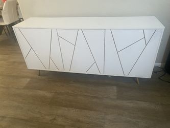 White TV Stand