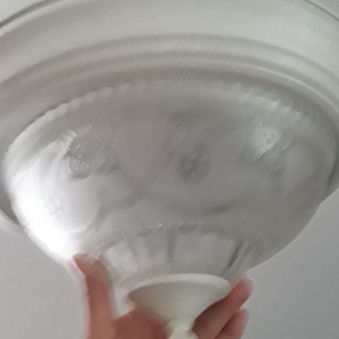 Glass Light fixture dome