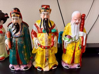 Fuk Luk Sau Chinese Lucky Figurines