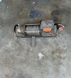 Mile Marker Electric Winch with Steel Cable