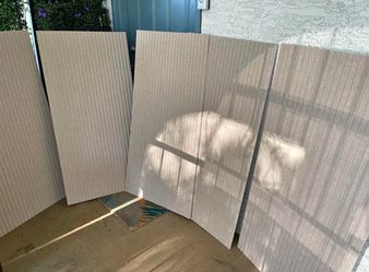 Acoustic adhesive wall panels
