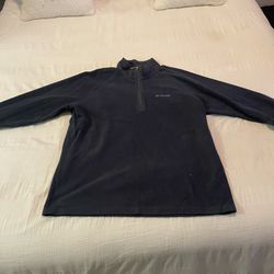 Men’s Lg Columbia Quarter Zip Pullover 