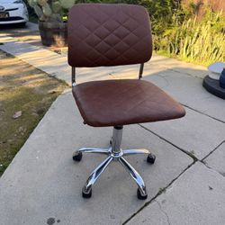 Mid Century Brown Desk Chair