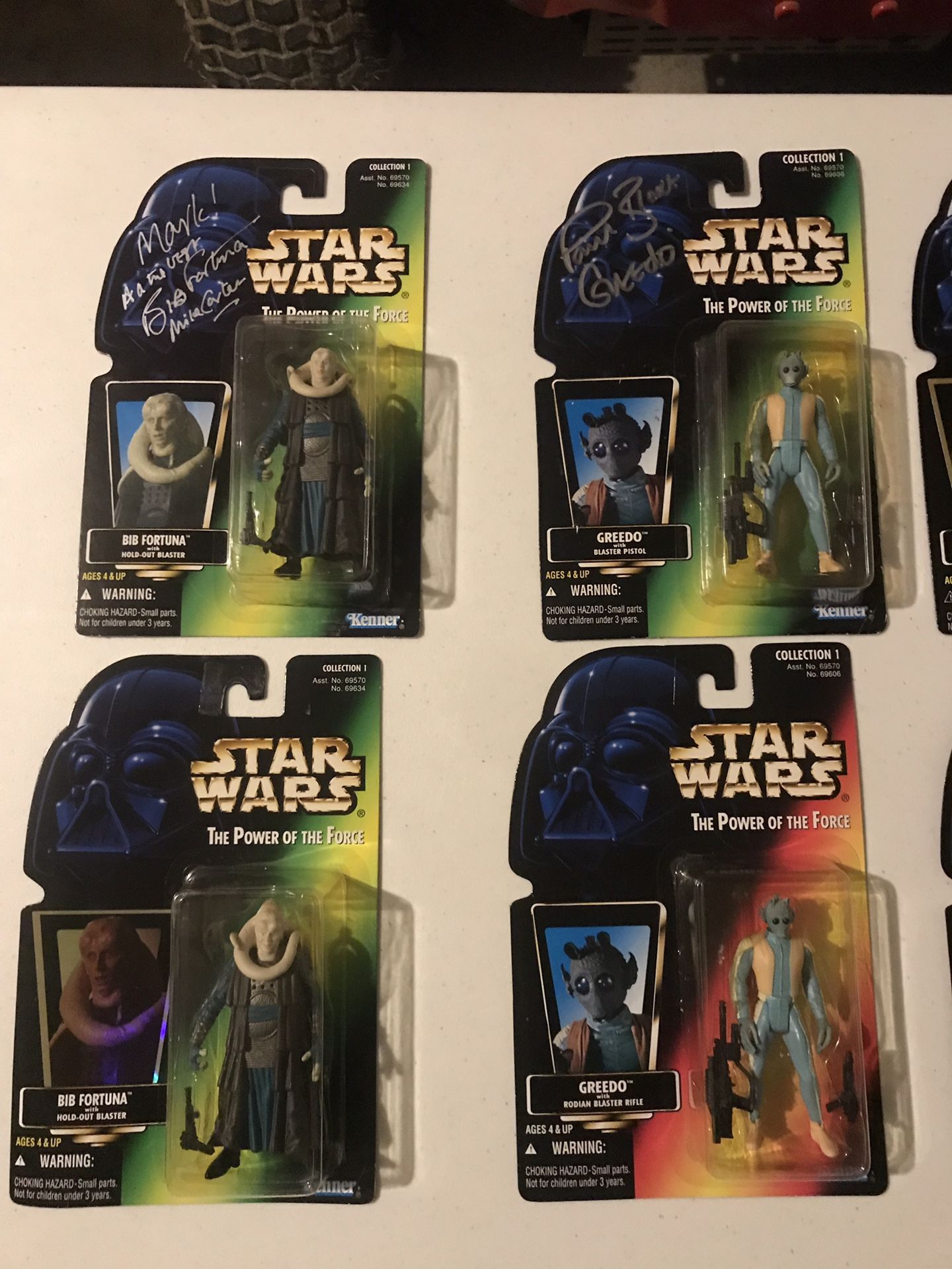 Signed Star Wars Action Figures