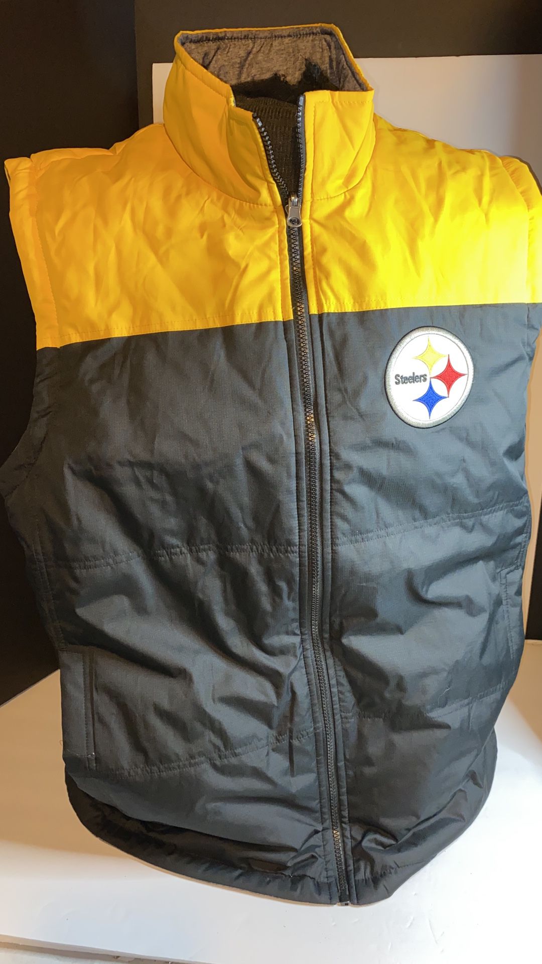 Steelers nylon reversible vest size 2X
