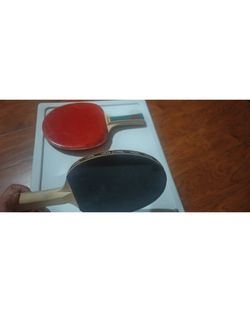 Table Tennis Paddles — Pair of 2 (Sanwei) Ping Pong Rackets