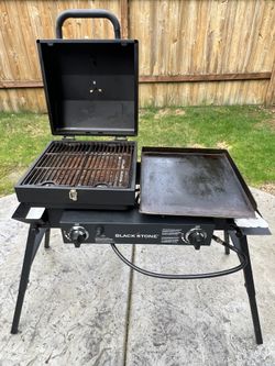 Blackstone Gas Tailgater Griddle Grill Combo