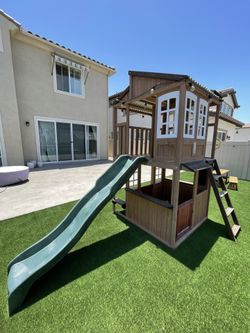 cedar summit by kidkraft lofty heights playset