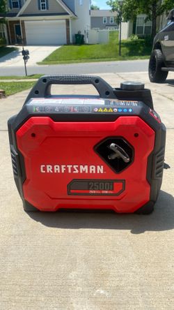 CRAFTSMAN 49 State 2500 Starting / 2200 Running Watt Gasoline Single Fuel Portable Generator