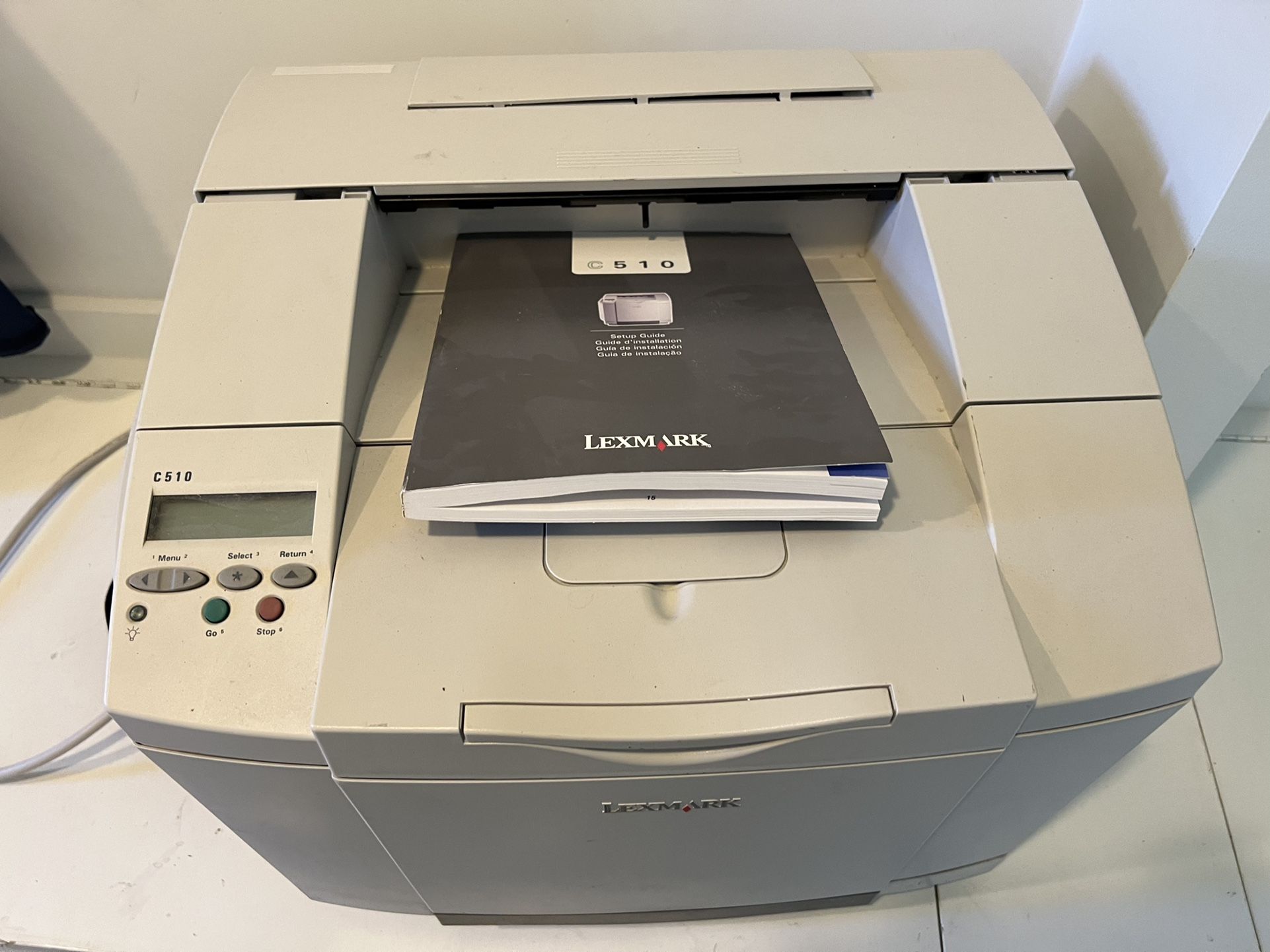 Lexmark C510 Color Laser Printer In Working Condition