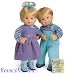 American girl rare bitty twins play sets