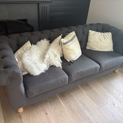 Dark Grey Couch