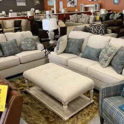 Traemore Linen Sofa And Loveseat
Ashley Furniture$10 Down Payment And Financing Available