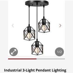 Industrial 3-Light Pendant Lighting