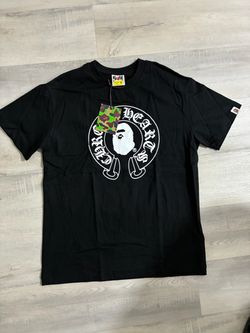 BAPE x Chrome Hearts Black Graphic T-Shirt