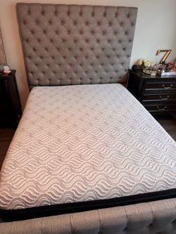 Tufted Headboard & Footboard- Queen