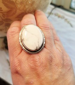 Sterling silver Signed S. Skeets Vintage Ring