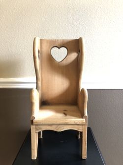 Solid wood Plant Chair/Doll