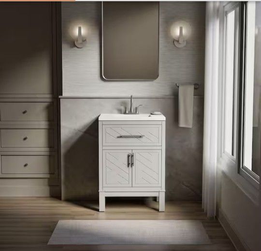 Accra 24in. Single Sink Freestanding