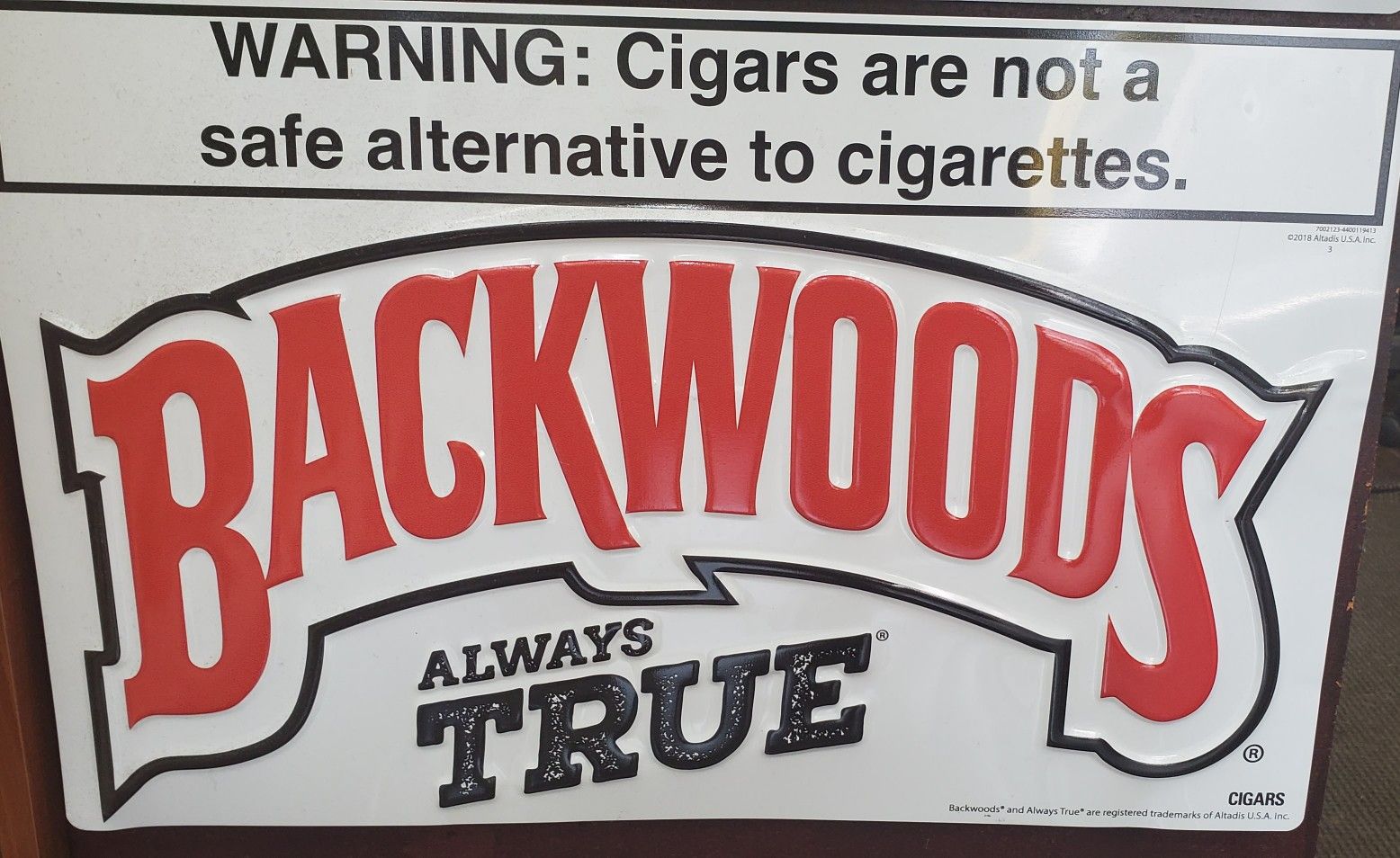 Authentic Blackwoods sign