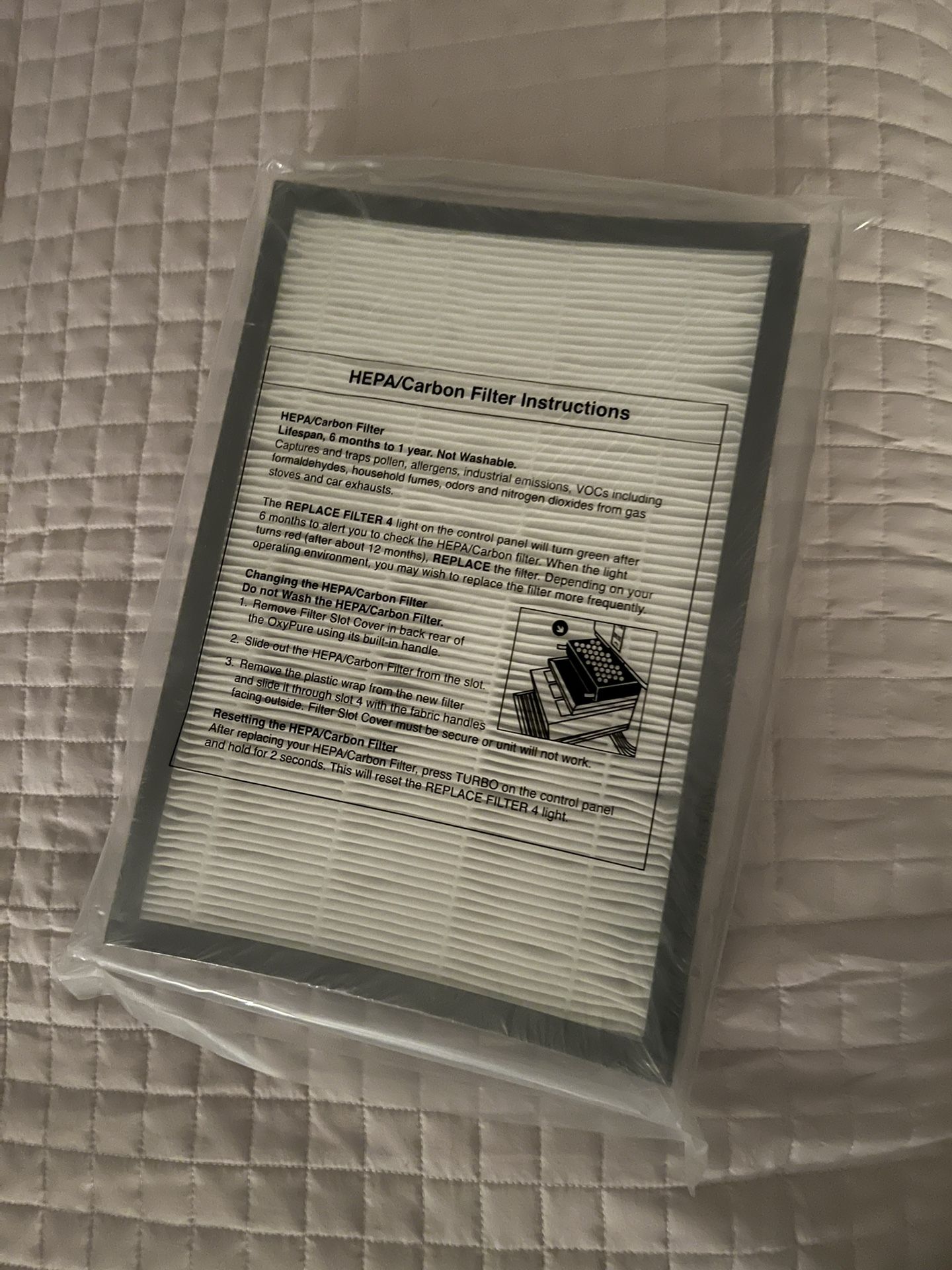 Nuwave HEPA/Carbon Filter 4-Pack