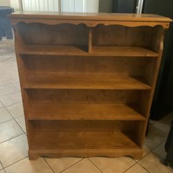 Wood Bookshelf- Used- $30