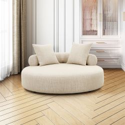 ROUND BEIGE SOFA