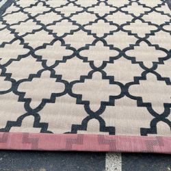 9'10"x12’10” Indoor Outdoor Area Rug