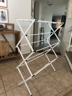 Large folding clothes drying rack