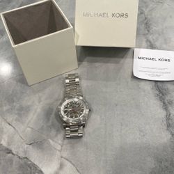 Michael Kors Halo Skeletal Watch New