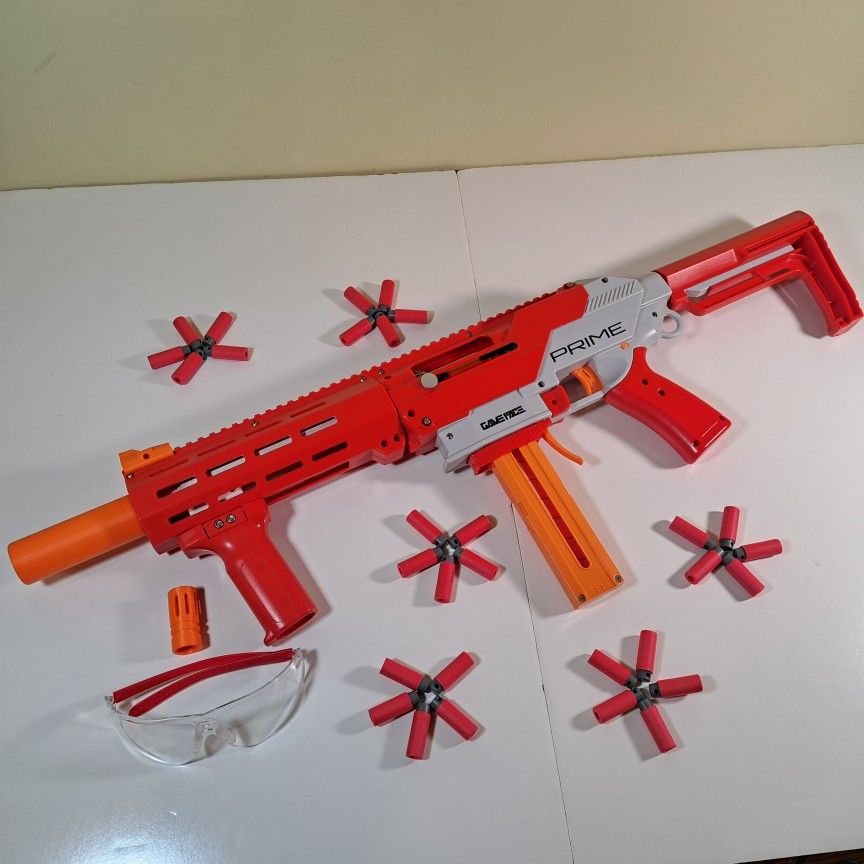 Nerf Gun GameFace Prime Blaster + Extras