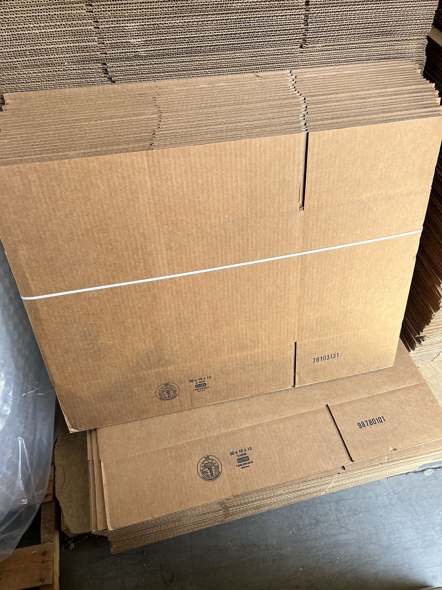 New Boxes, 20x10x12, 50 Boxes
