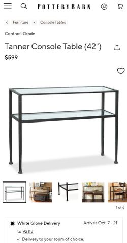 Pottery Barn table