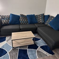 Sectional sofa coffee table carpet for sale
