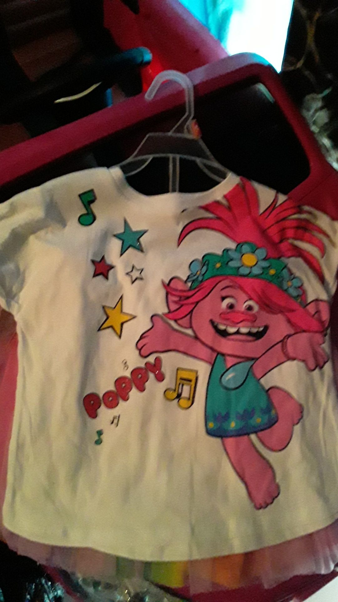 6x trolls tu tu outfit little girls