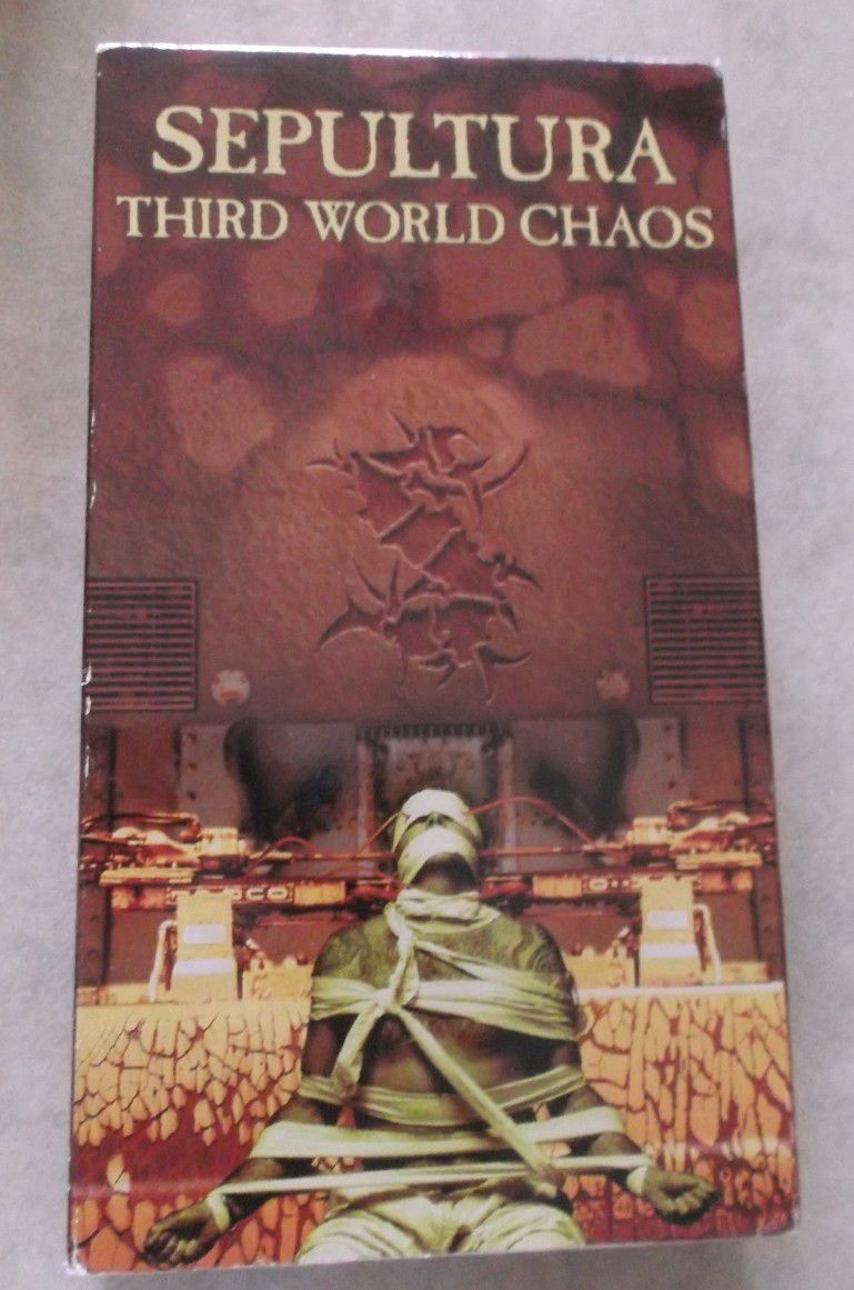 Sepultura VHS - Third World Chaos - Arise Chaos AD Era Cavalera