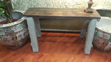 Bench, console table, 40 x 12 x 24