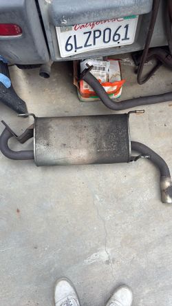 Nb Miata exhaust muffler.