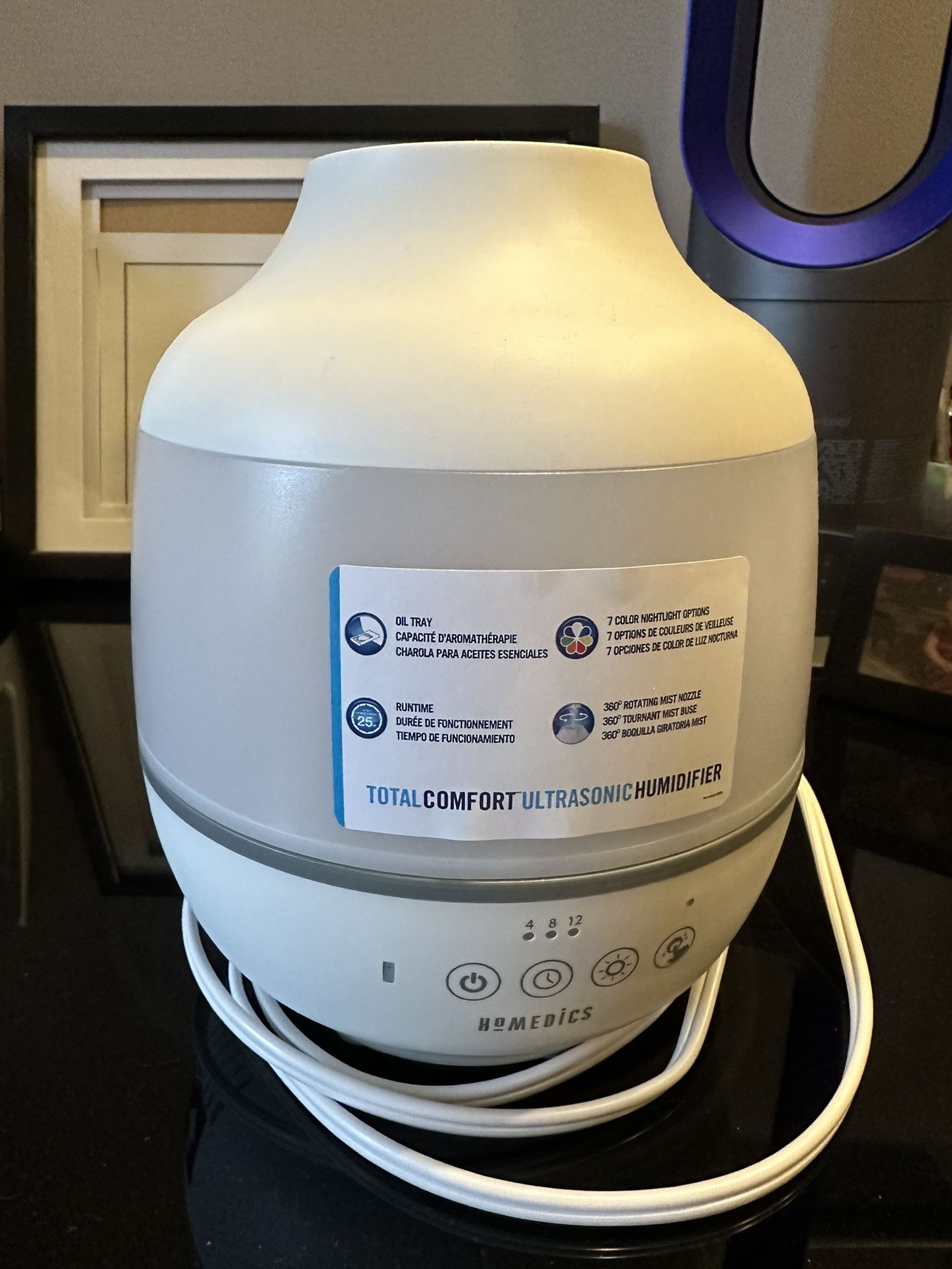 Homedics Ultrasonic Humidifier
