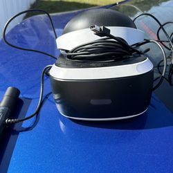 PS4 VR Headset And Camera