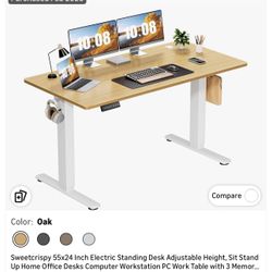 UNOPENED Electric Standing Desk 55x24