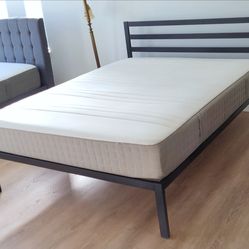Excellent Queen Ikea Haugesund Mattress and Zinus Platform Bed Frame