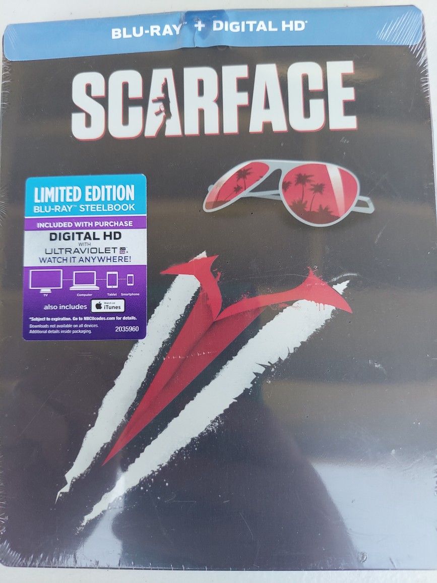 Scarface Steelbook Blu-ray Limited Edition Iconic Art Editions NEW