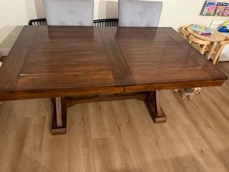 Dining table and chairs