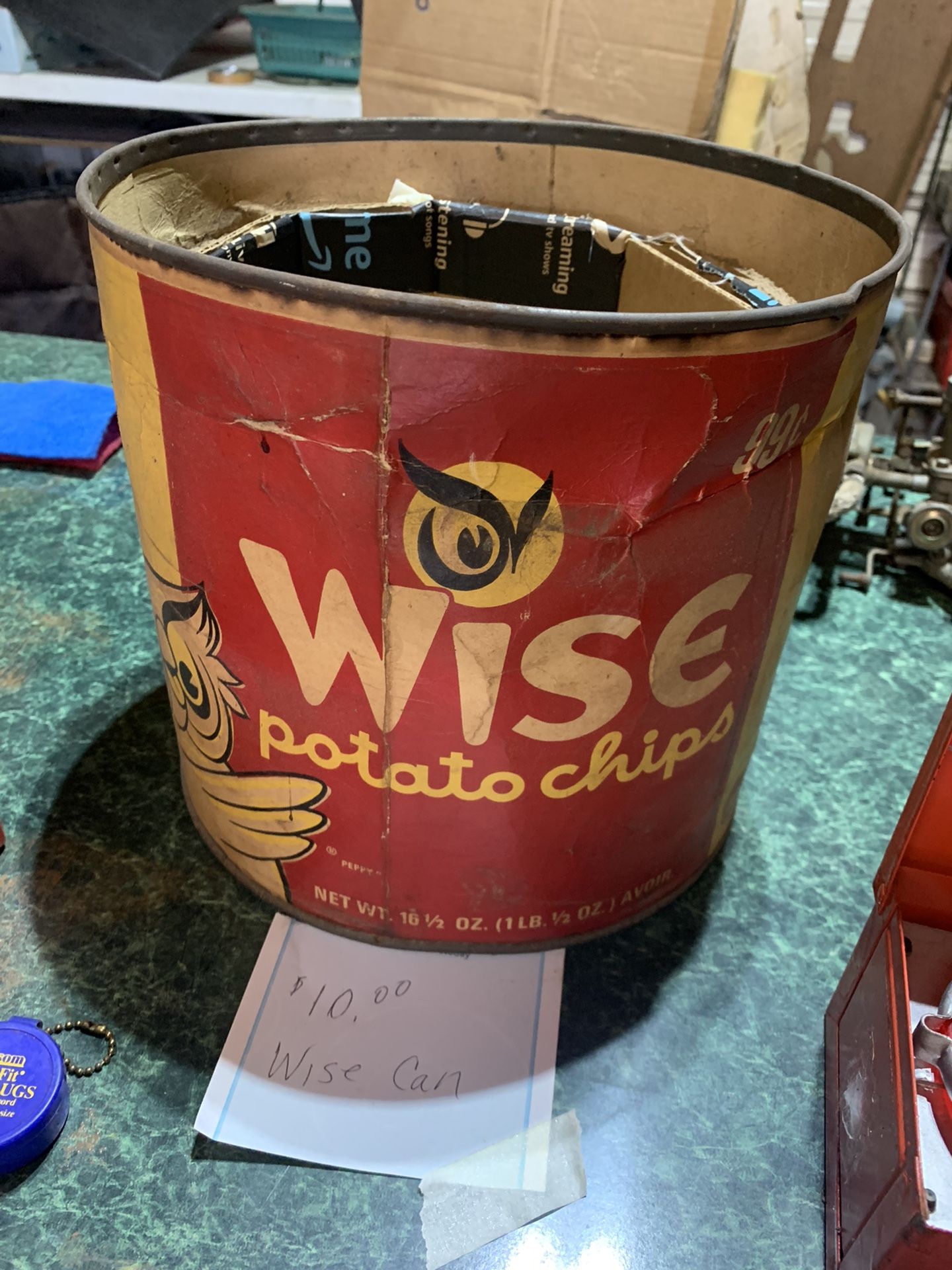 Old Wise Potatoe Chip Can 