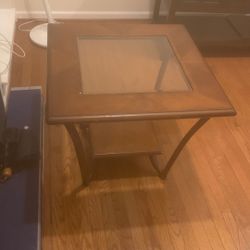 Glass Side Tble 