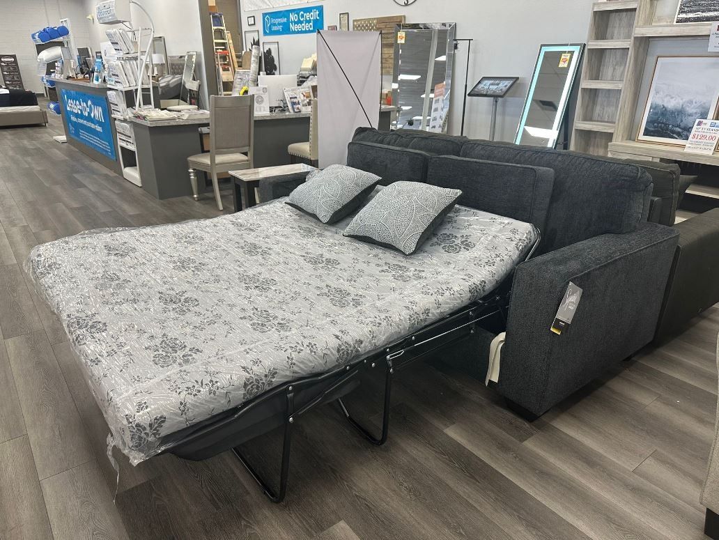 No Credit Needed Delivery Setup Service Available Ashley Furniture Slate Color Altari Model Queen Size Sofa Sleeper