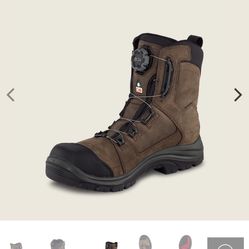 SIZE 11.5 RED WING THE TRADESMAN BOA WATERPROOF LEATHER SAFETY TOE BOOTS BRAND NEW