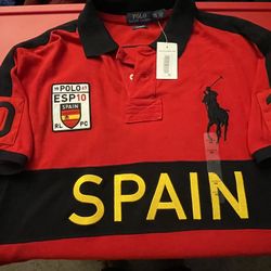 Brand New Polo Ralph Lauren Mens XXL Spain Shirt