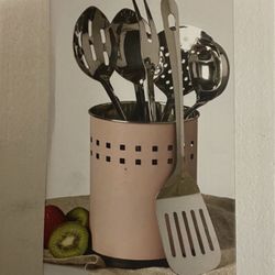 7pc stainless steel tub of tools